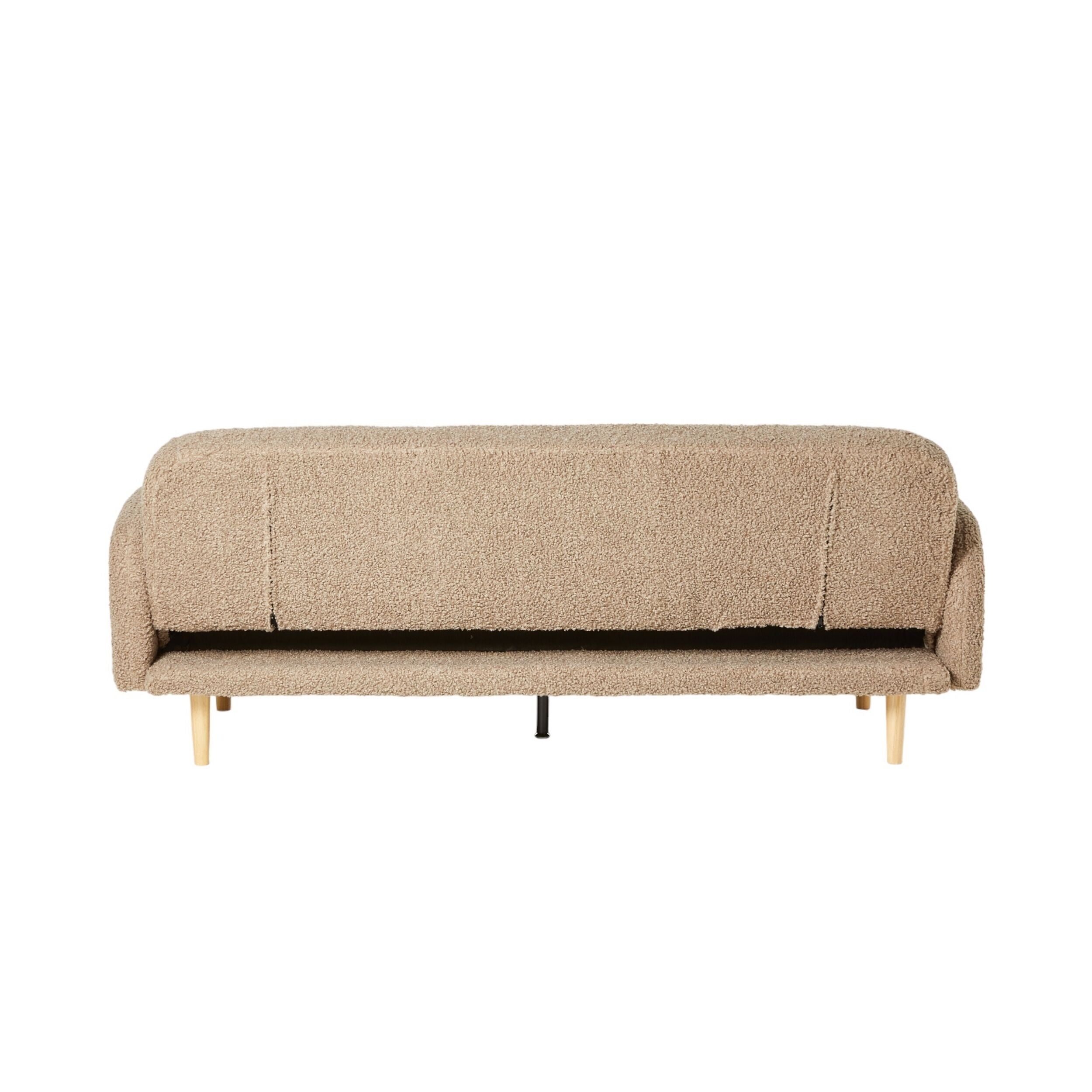 Teddy Double Sofa Bed Latte