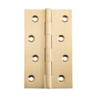 2822 Hinge Fixed Pin Satin Brass H100xW60mm