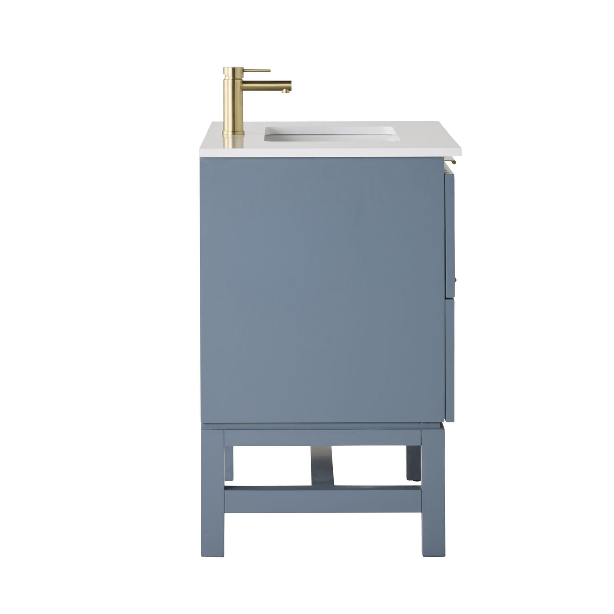 Lennox Single Vanity Slate Blue 790mm