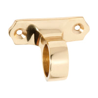 1630 Sash Eye Offset Polished Brass H32xW49xP36mm