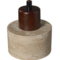 Rayla Travertine Pendant 12x18cm