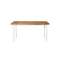 Ellie Outdoor Dining Table 160cm White