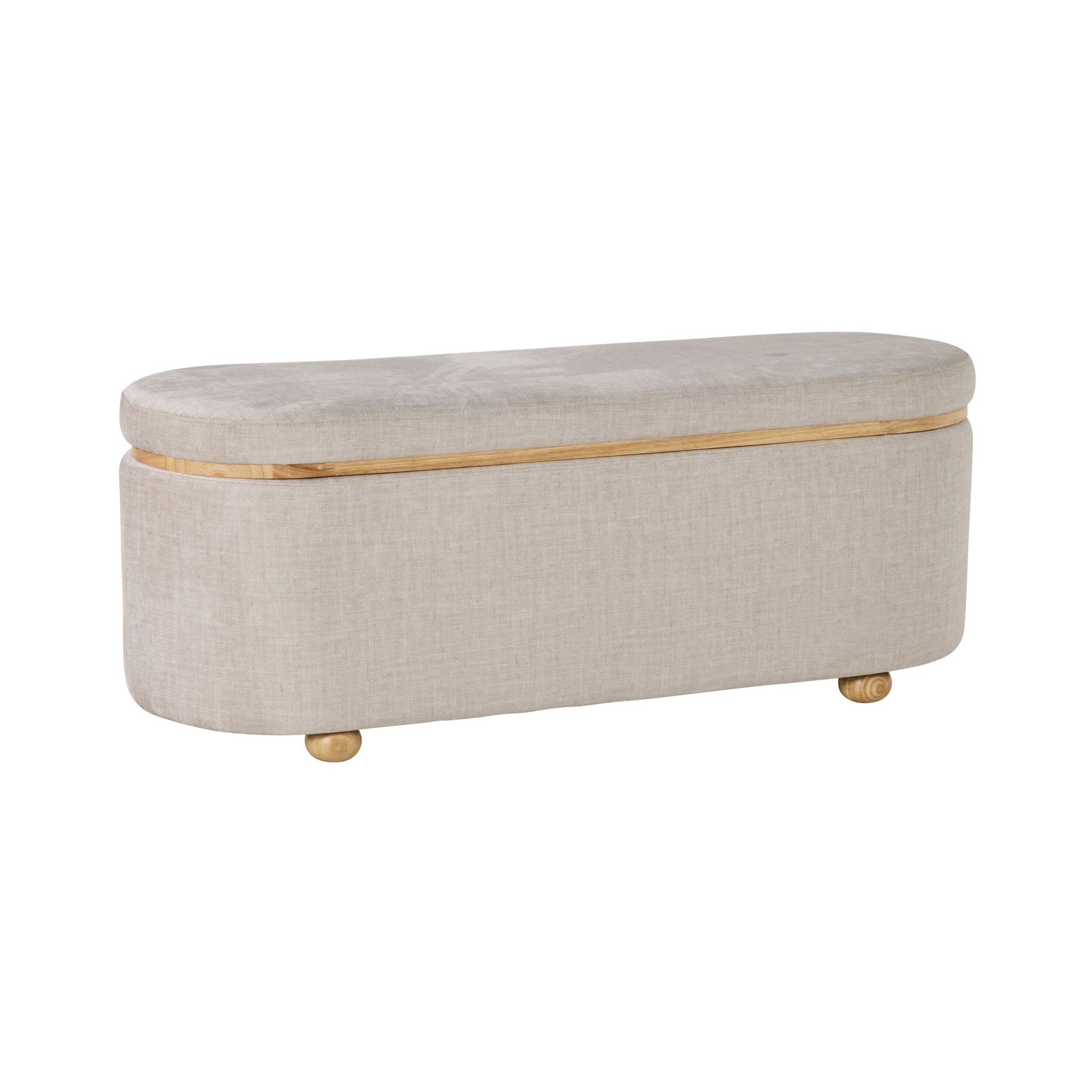 Sallie Storage Bench Aura Pecan