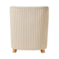 Hazel Occassional Chair Alexandra Linen Stripe