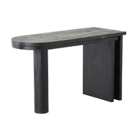 Harrie L Shape Rotating Desk Black