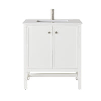 Liam Single Vanity White 790mm
