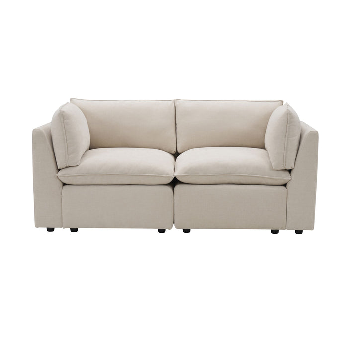 Sora 2 Seater Sofa Ivory