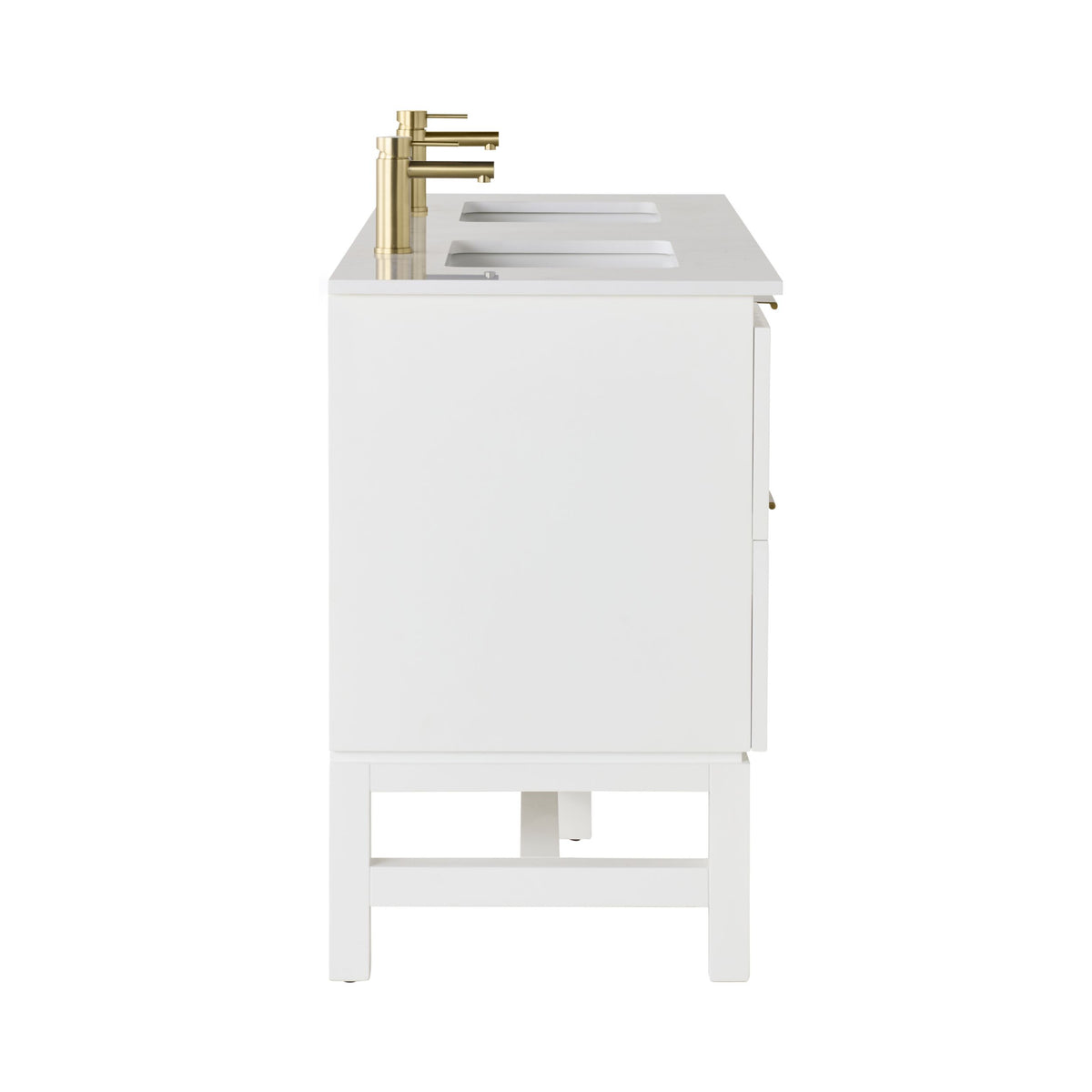 Lennox Double Vanity White 1550mm