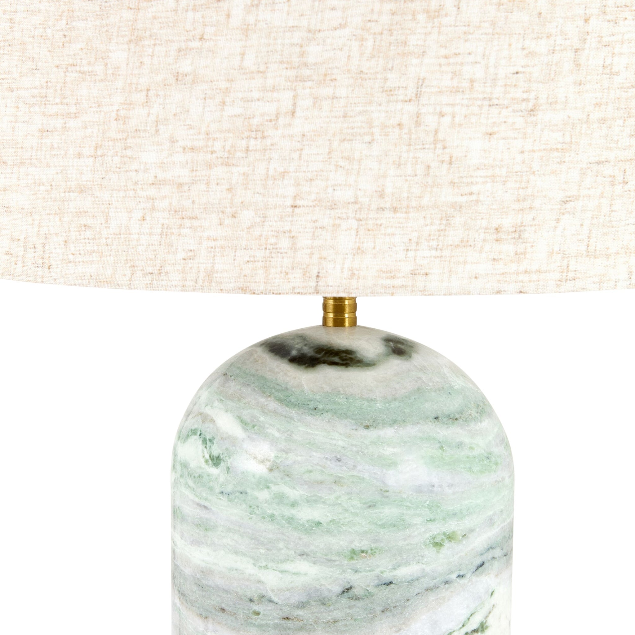 Toscano Marble Table Lamp Seafoam 55cm