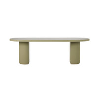Ravello Ripple Dining Table 240cm Olive