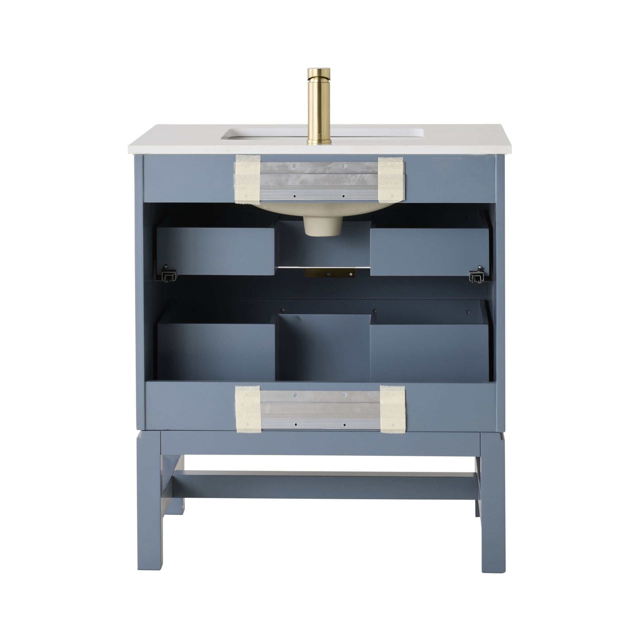 Lennox Single Vanity Slate Blue 790mm