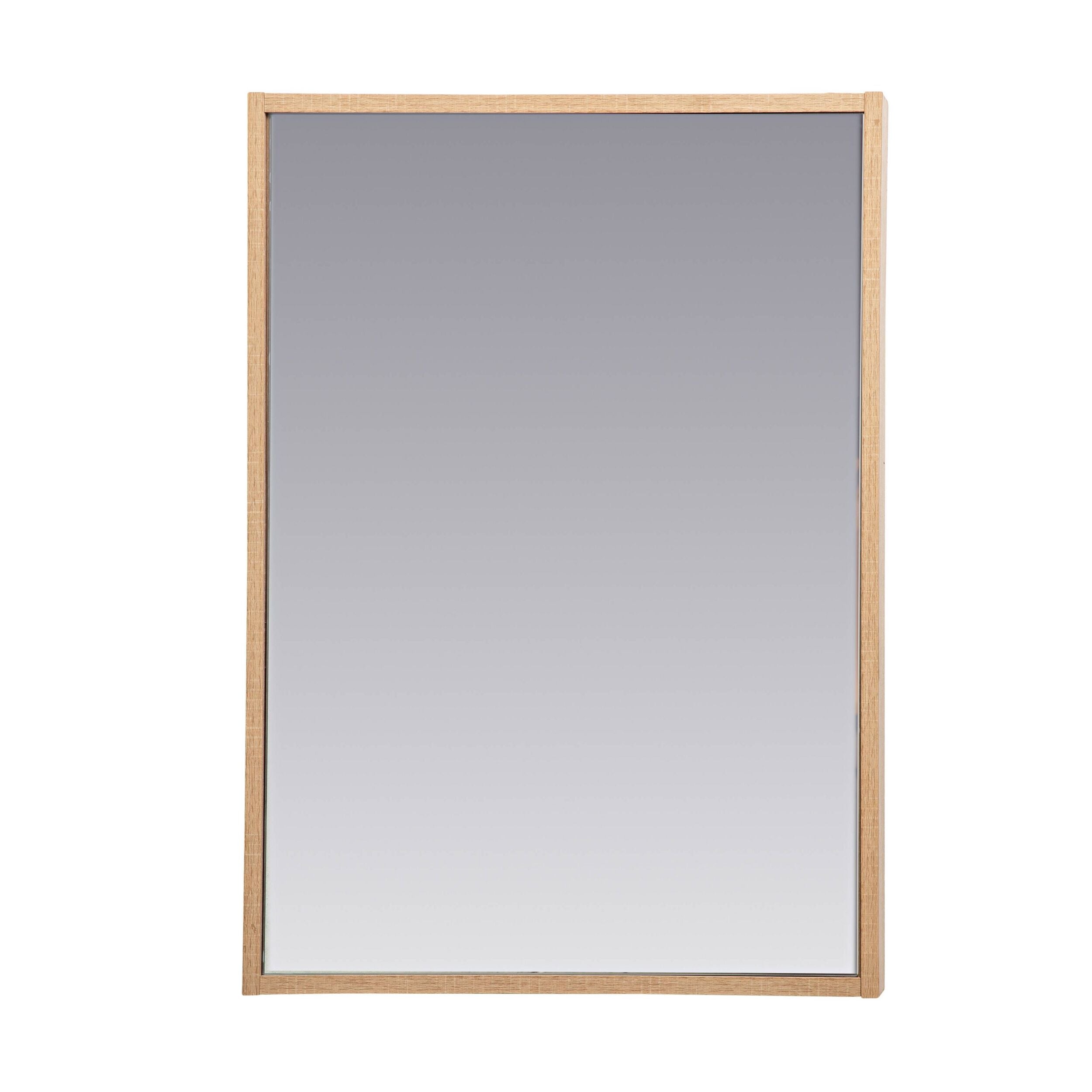 Milford Vanity Mirror Light Oak 580mm