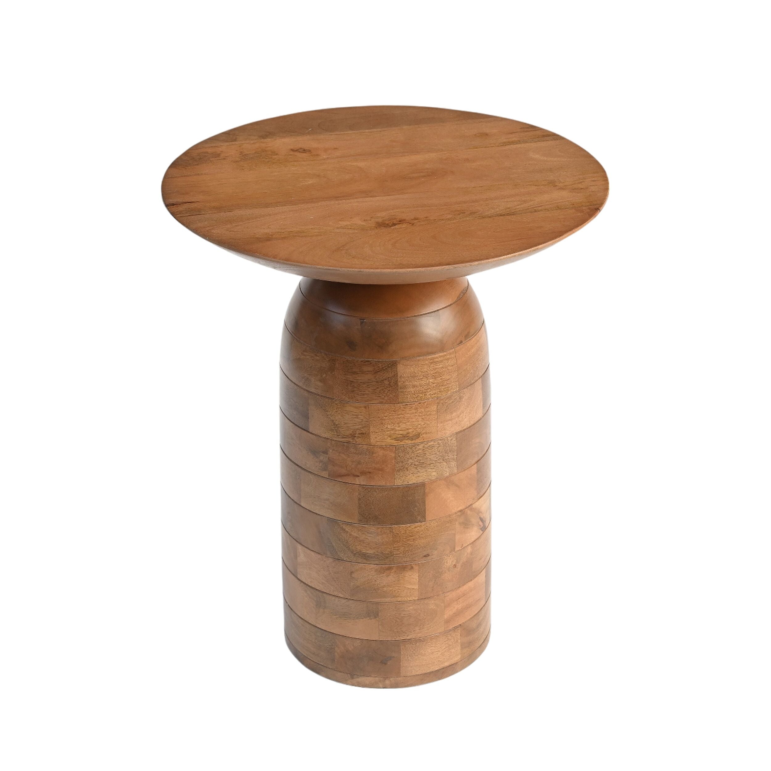 Fen Round Side Table Natural 50 x 60 x 50cm