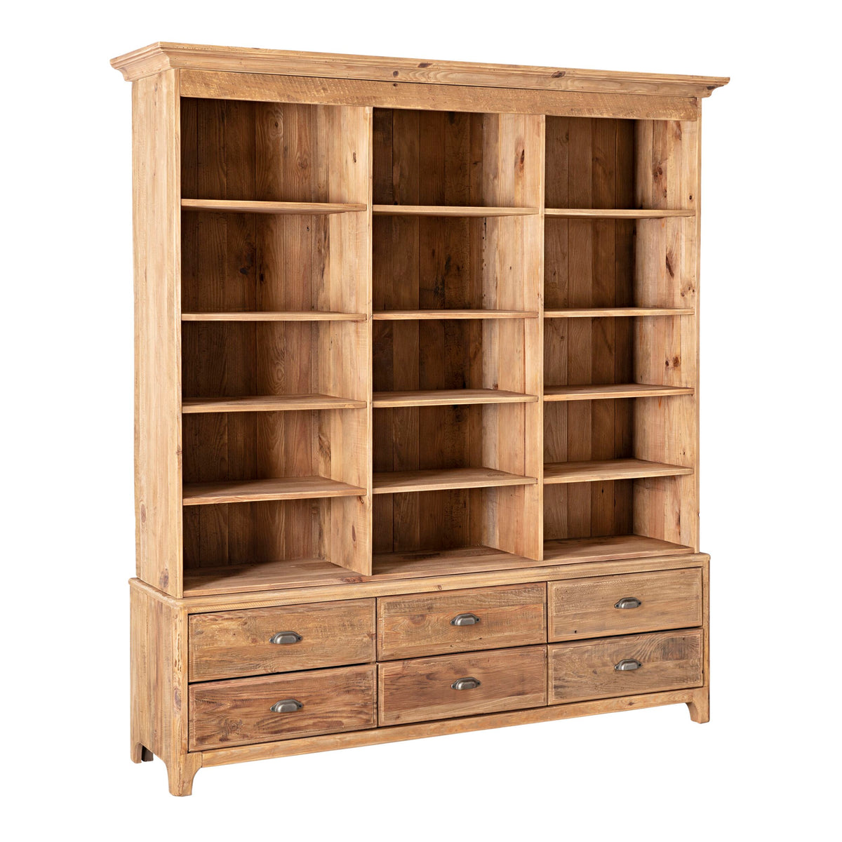 Kalise 6 Drawer Library Shelving Unit