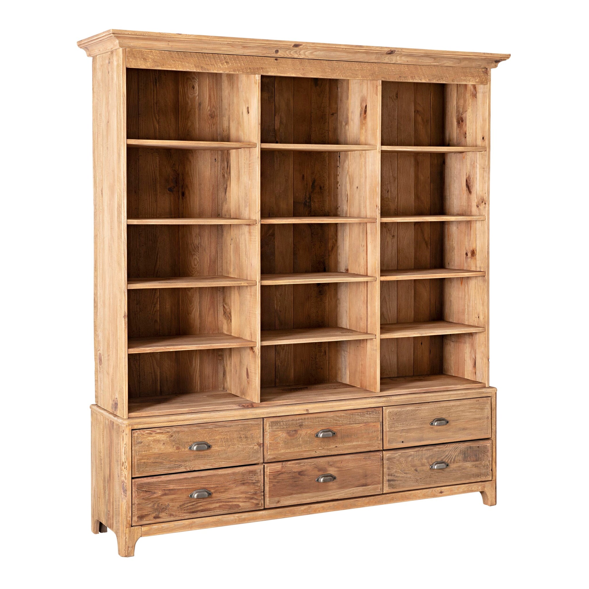 Kalise 6 Drawer Library Shelving Unit