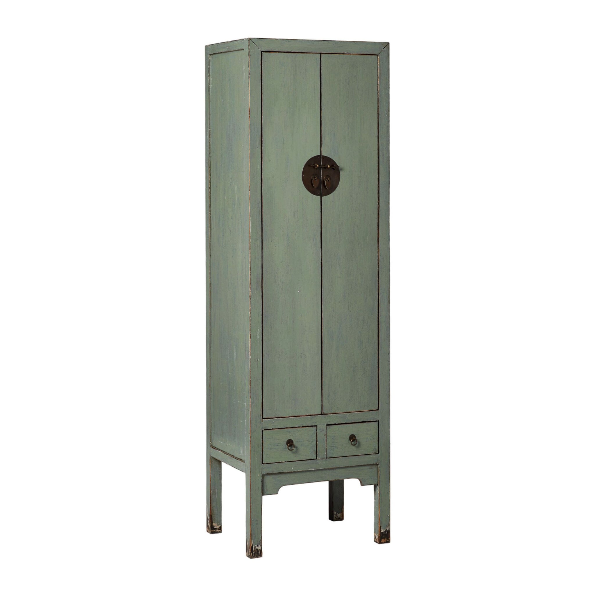 Sansha Narrow Wedding Cabinet Sage Green