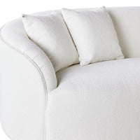 Alessa 3 Seater Sofa Luna Cloud White