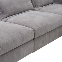 Laze Modular Chaise Sofa Twilight Grey