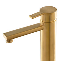 Kason Tall Basin Mixer Brushed Brass