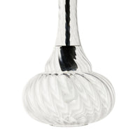 Denham Glass Pendant clear 84x23cm