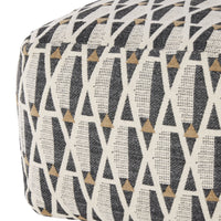 Waterloo Geo Square Pouf