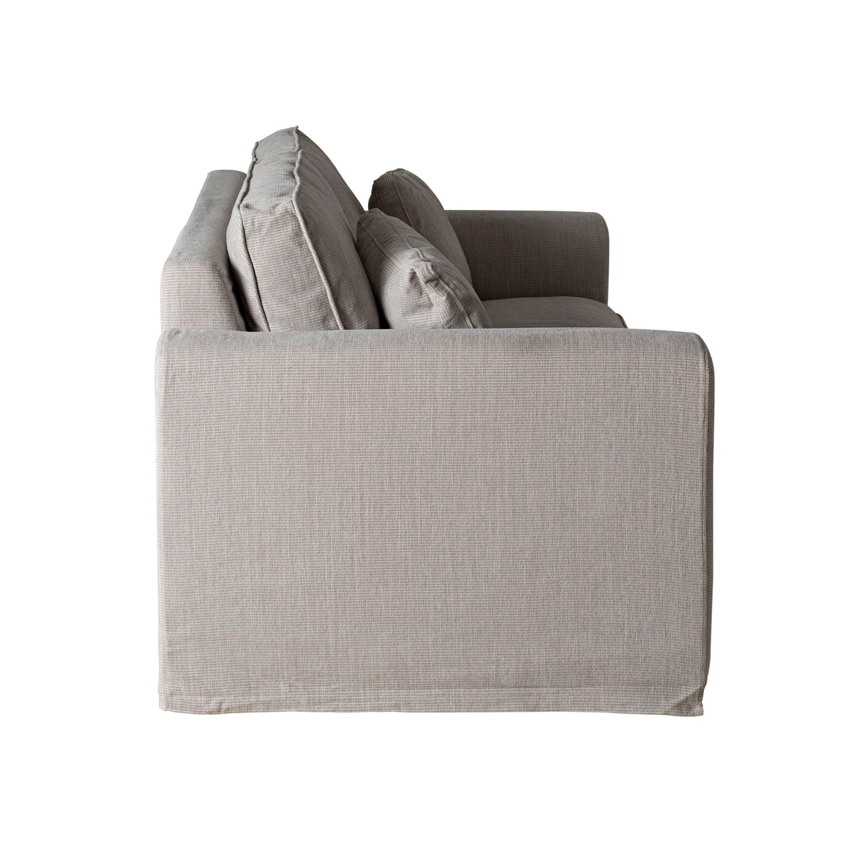 Huxley 2.5 Seater Linen Weave Sofa Natural Cream Custom C002 Early