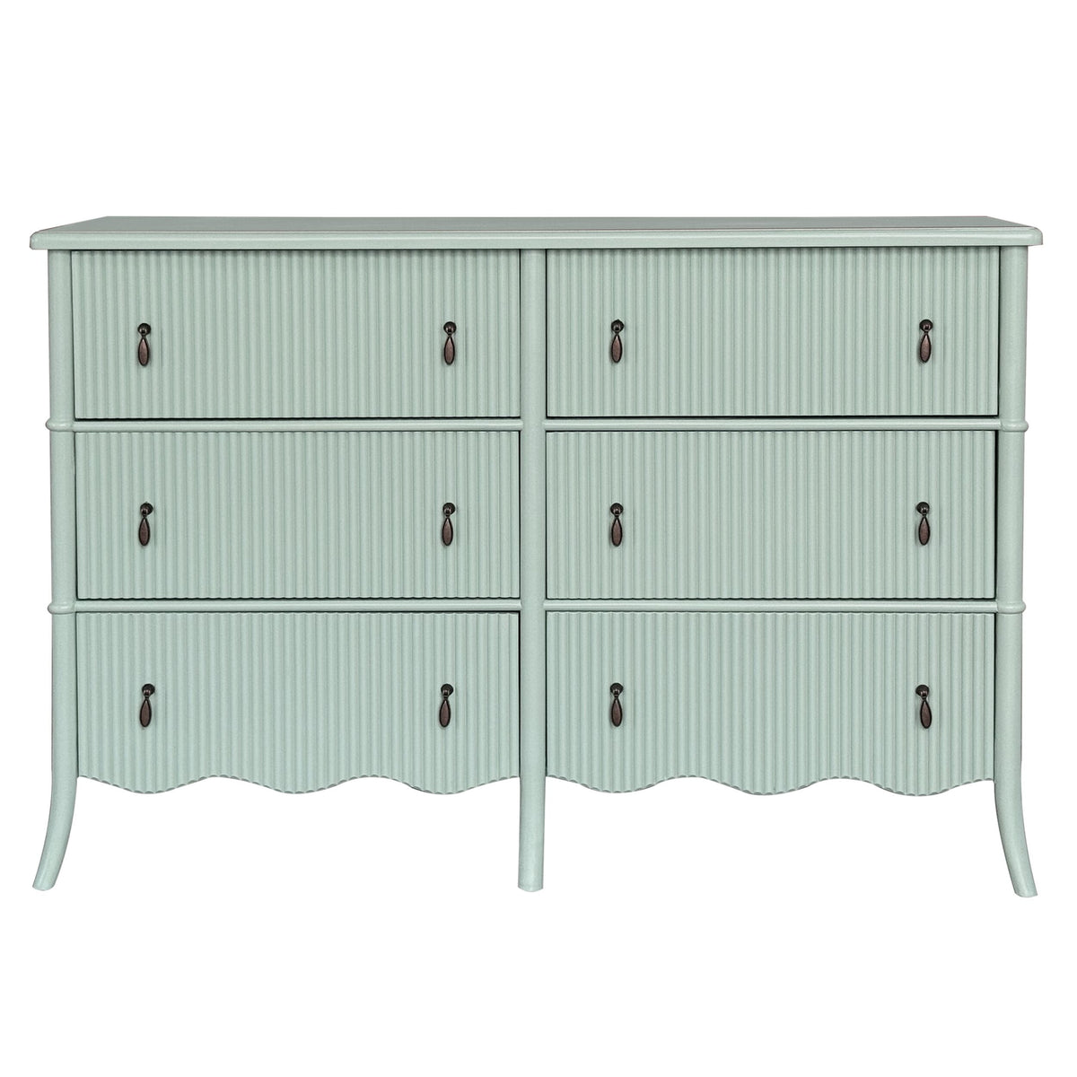 Violet 6 Drawer Chest Sage