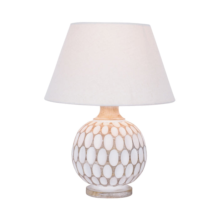 Caspar Wooden Table Lamp 38cm