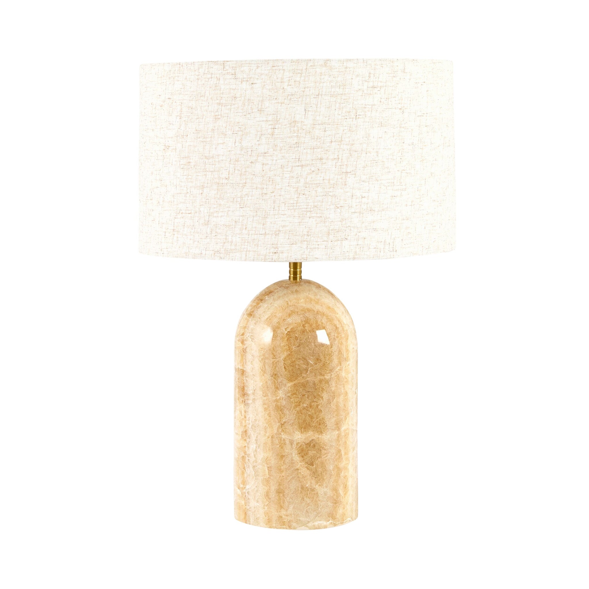 Toscano Marble Table Lamp Honey 55cm