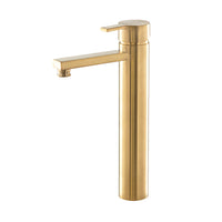 Kason Tall Basin Mixer Brushed Brass