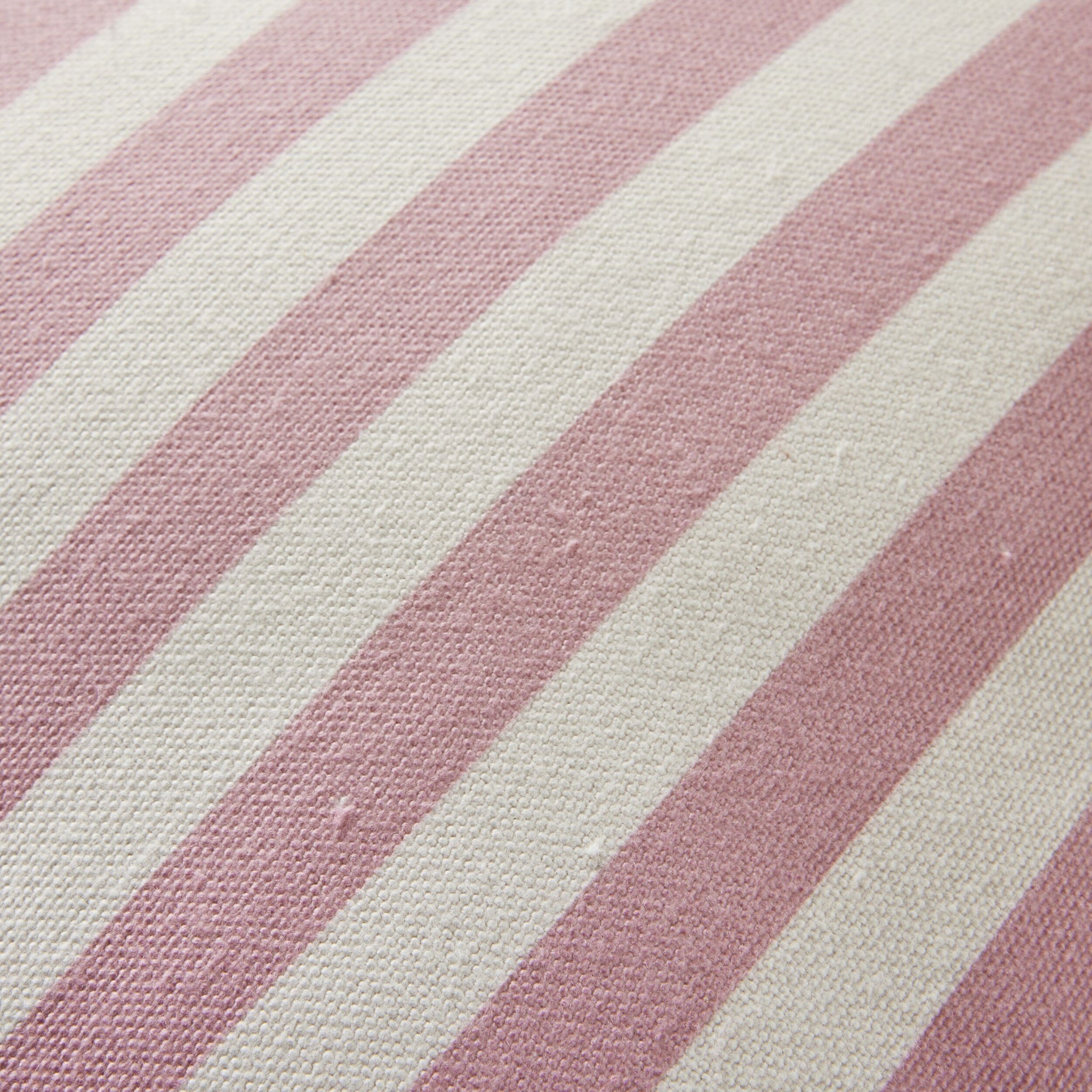 Aruba Scallop Edge Stripe Blush Pink Cushion 45x45cm