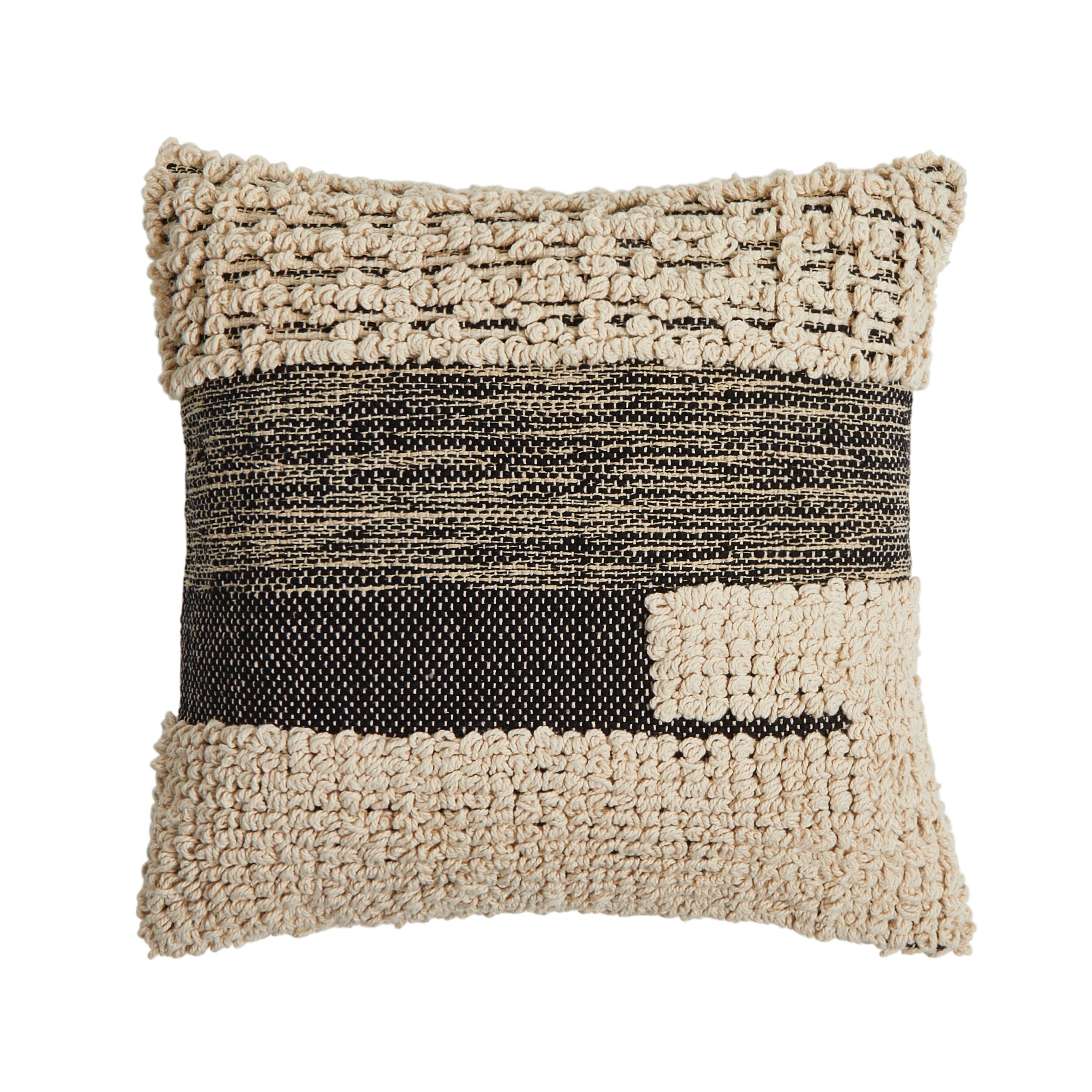 Drew Abstract Weave Cushion 45x45cm