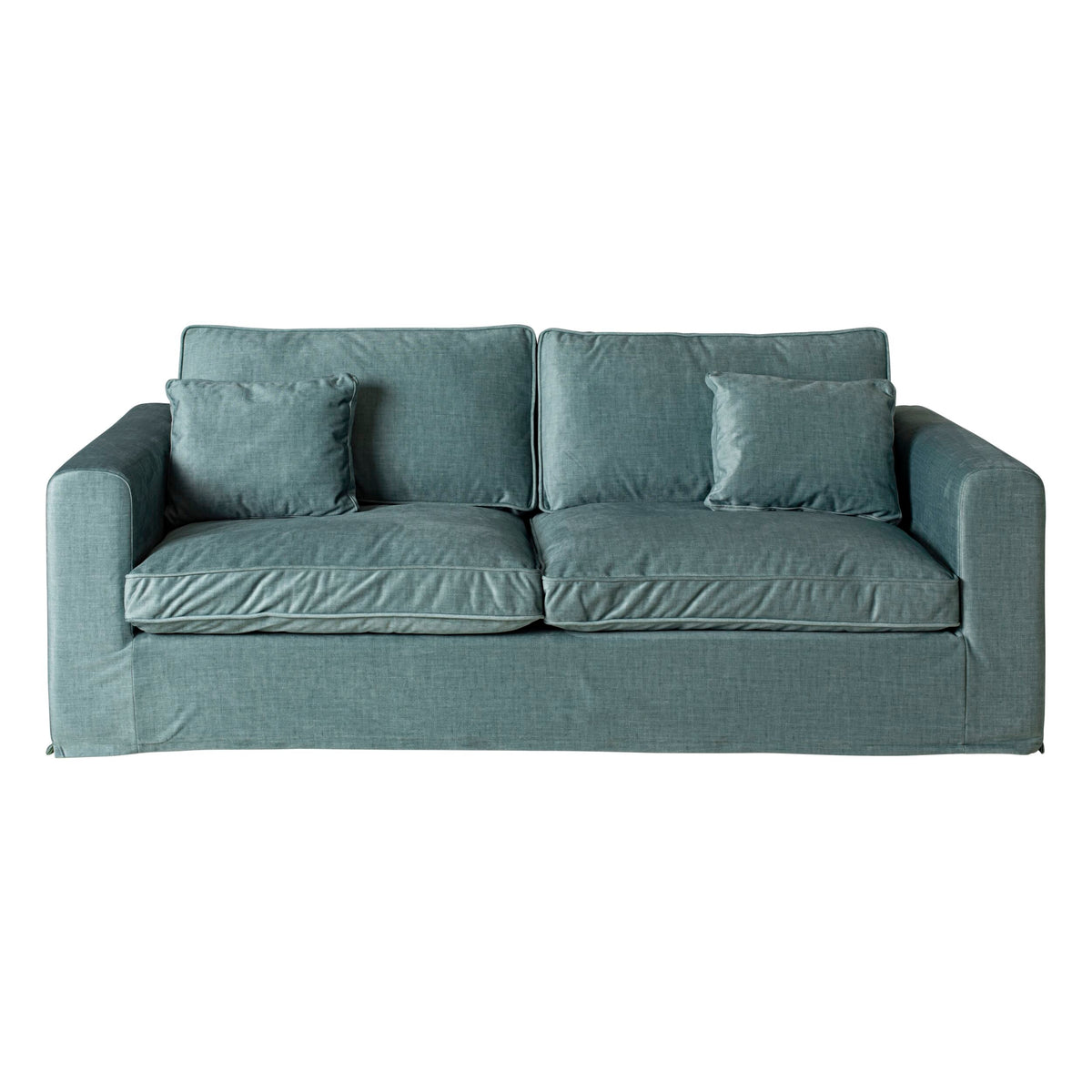 Huxley 3.5 Seater Luxe Velvet Sofa Sage Green Custom C005 Early