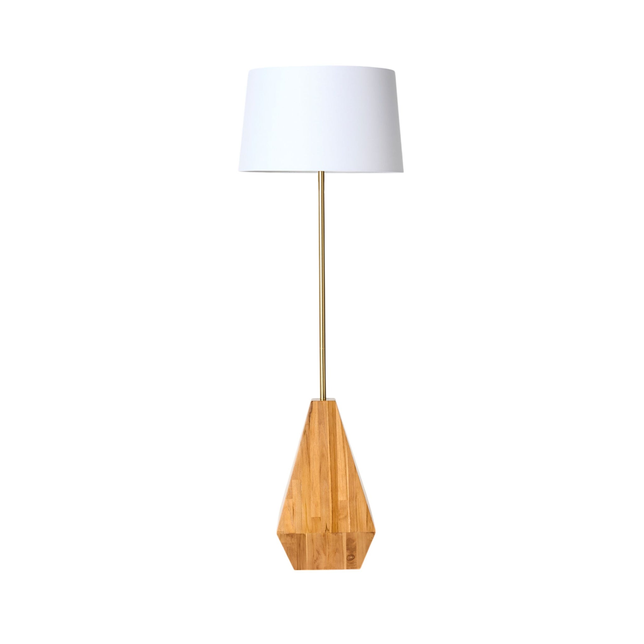 Leah Wooden Floor Lamp 150cm