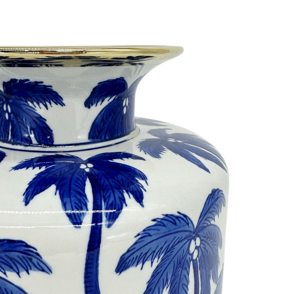 Celadon Sapphire Palm Vase 20cm