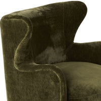 Mara Swivel Armchair Khaki Green