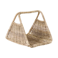 Martinique Rattan Log Basket