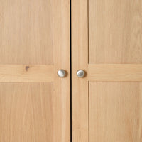 Oakridge 2 Drawer 3 Door Wardrobe Light Oak