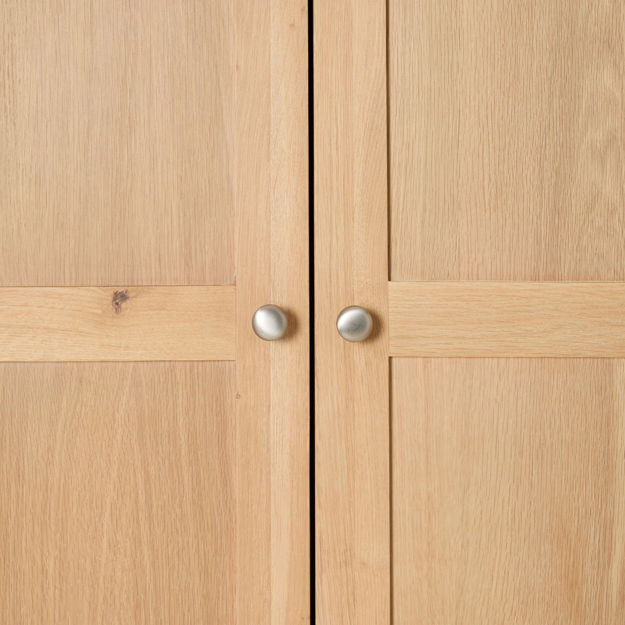 Oakridge 2 Drawer 3 Door Wardrobe Light Oak