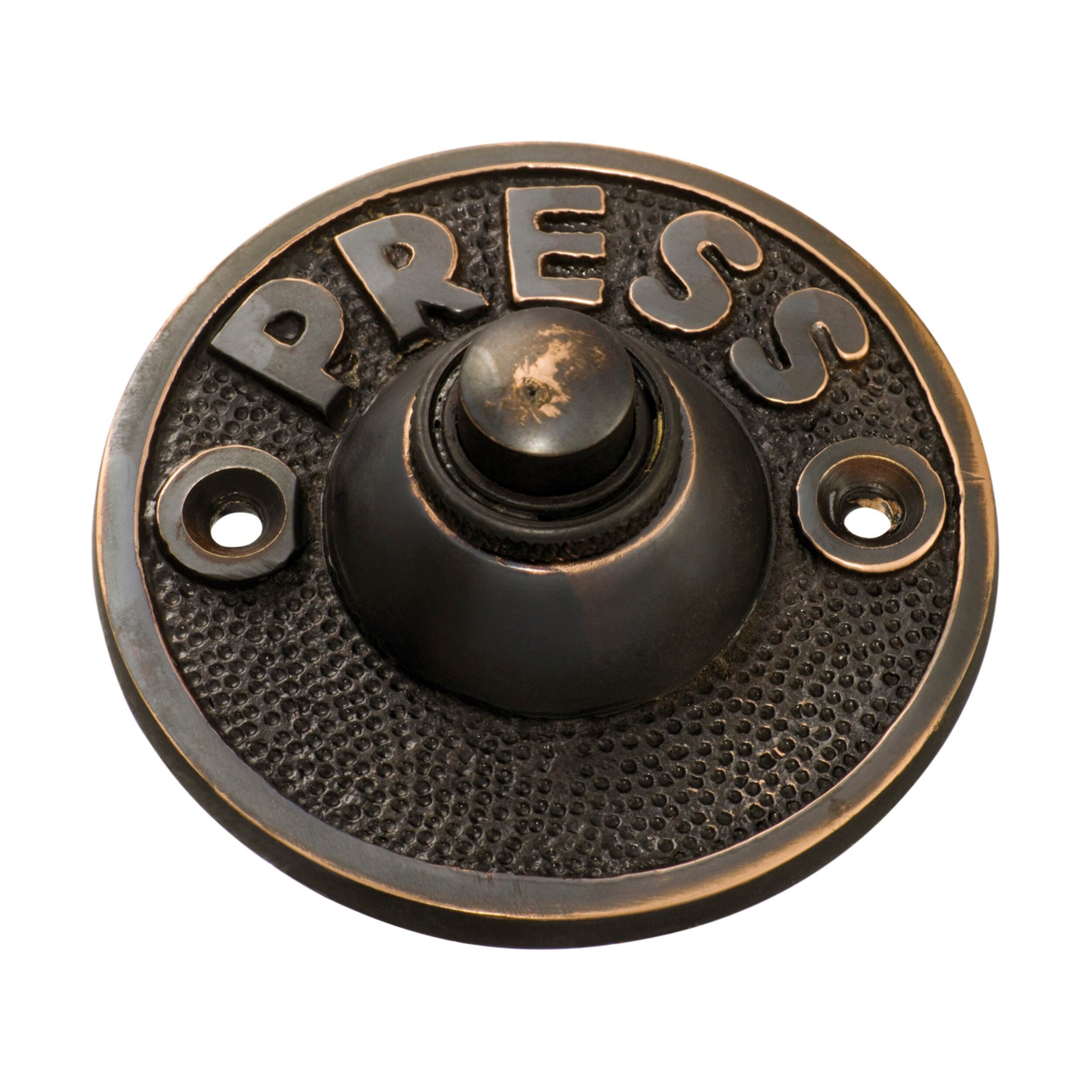 5513 Bell Press Federation Round Antique Copper D63mm