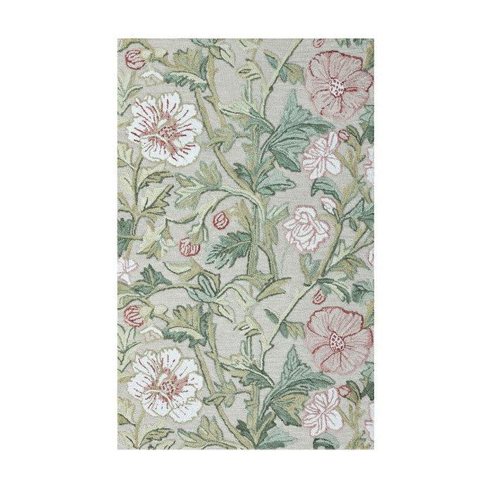 Wild Poppy Wool Rug 150x240cm