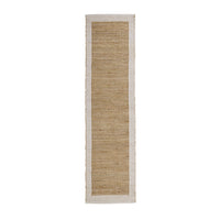 Alhambra Border Jute Runner Wheat 80x300cm