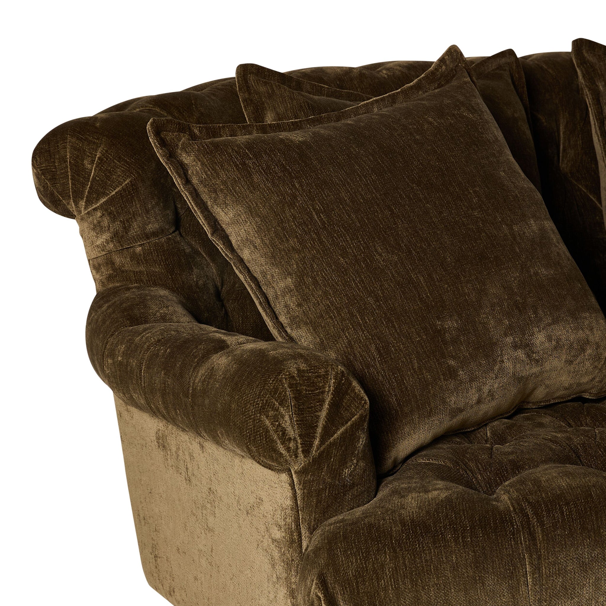 Ariane 3 Seater Sofa Khaki Green