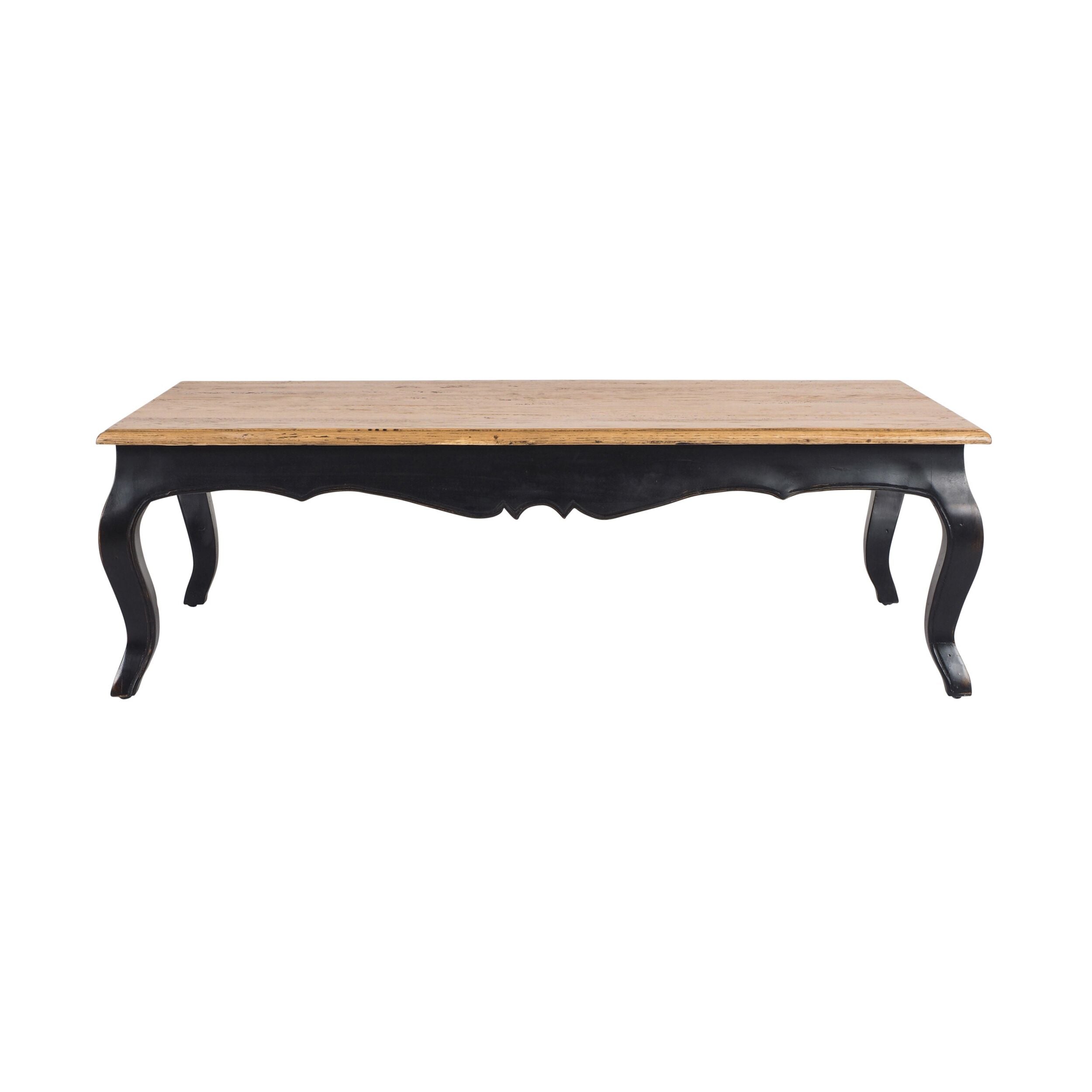 Provincial Oak Coffee Table Black