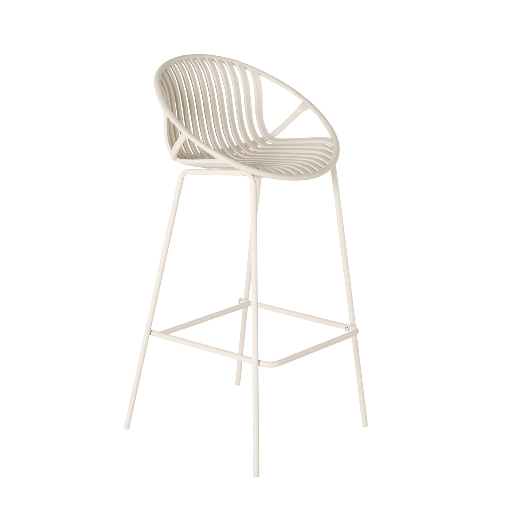 Ebony Bar Stool Taupe