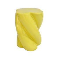 Swirl Stool Butter Yellow