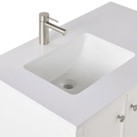 Liam Single Vanity White 940mm