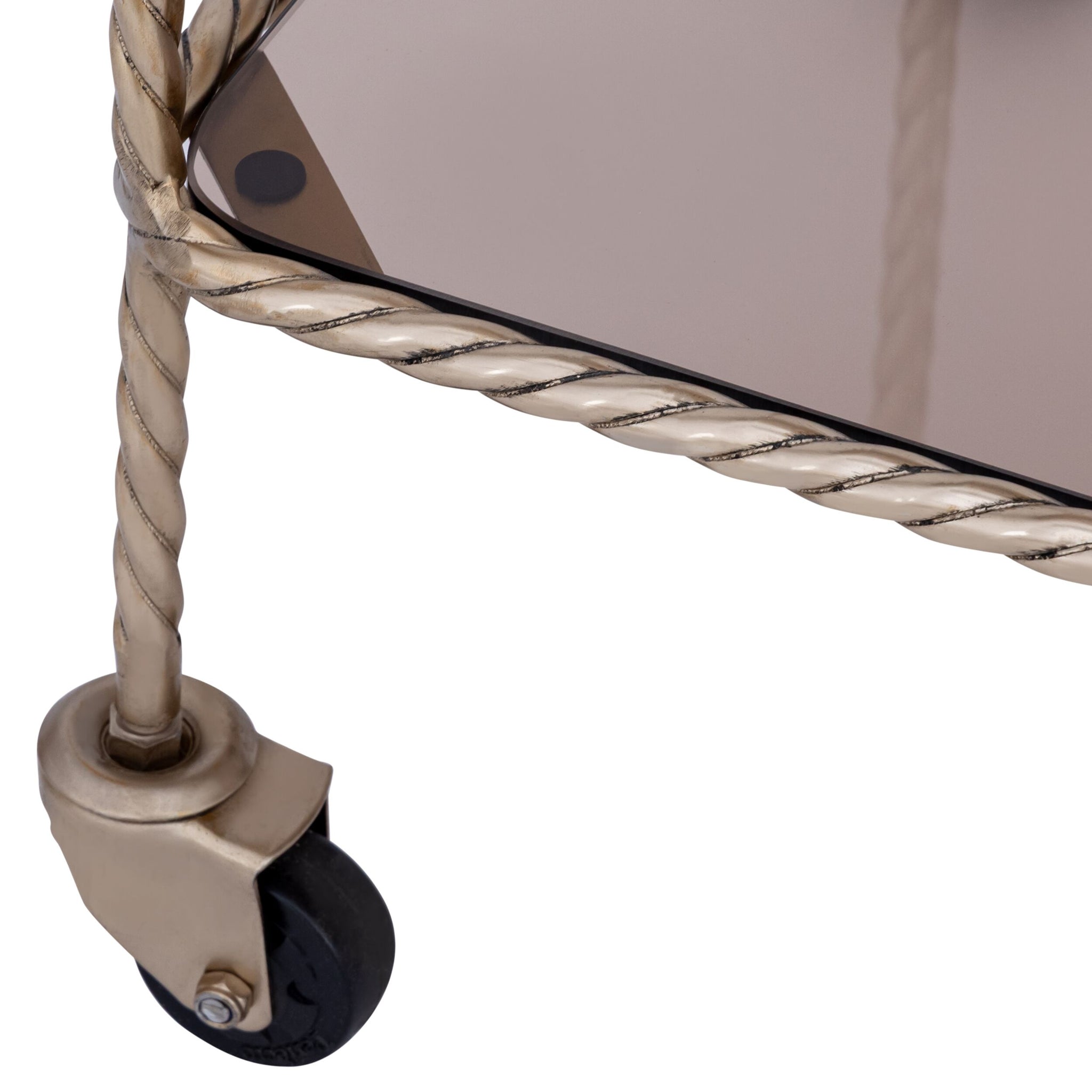 Nautilus Iron Drinks Trolley Gold