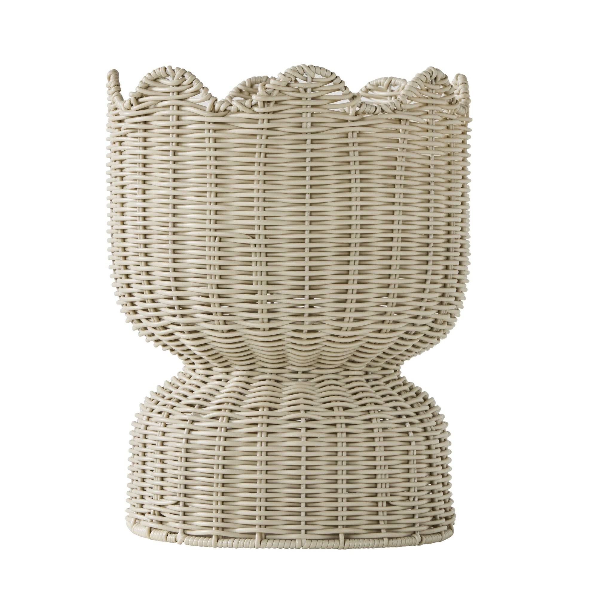Sidney Woven Planter Small Stone