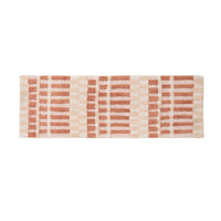 Maison Hi Lo Bath Runner Clay Check